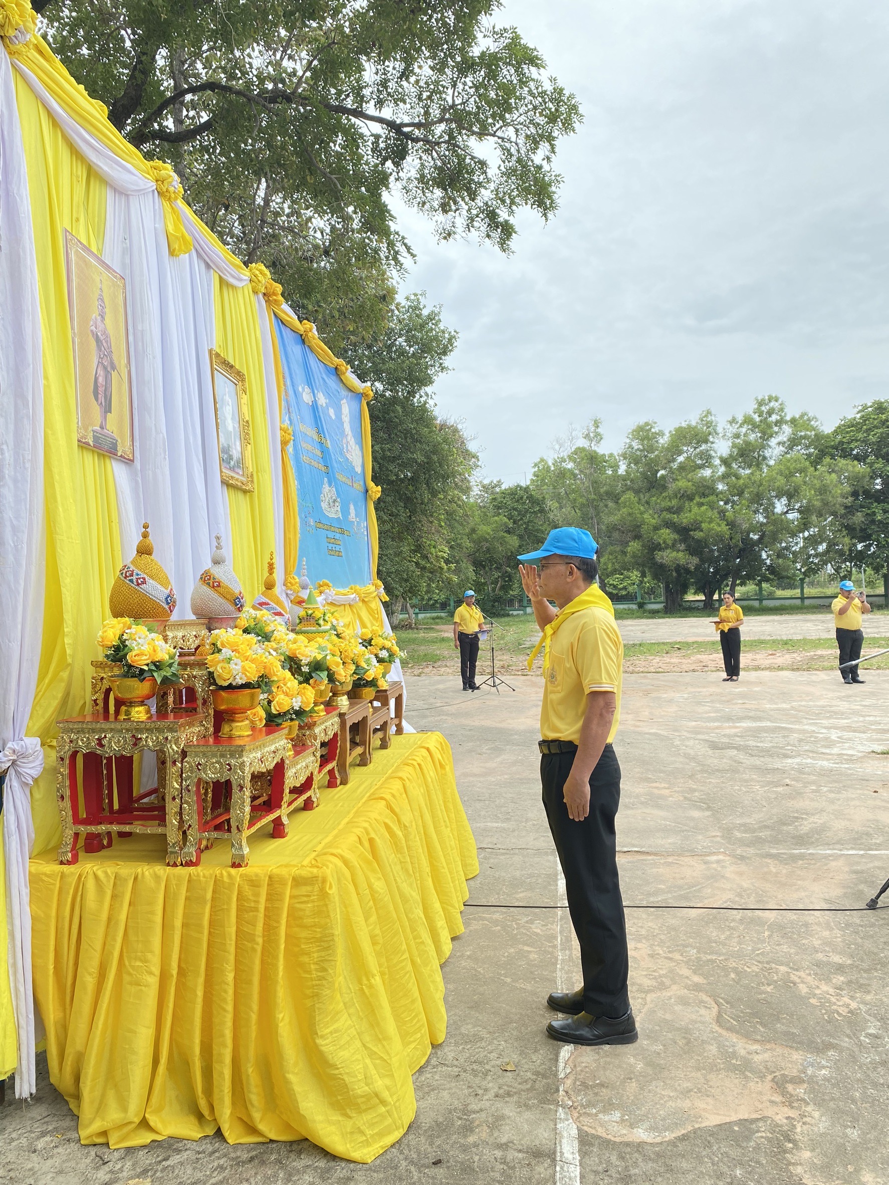 พช.ศรีสมเด็จ  จ.ร้อยเอ็ด : ร่วมกิจกรรมจิตอาสาพระราชทานเนื่องในวันสมเด็จพระนารายณ์มหาราช